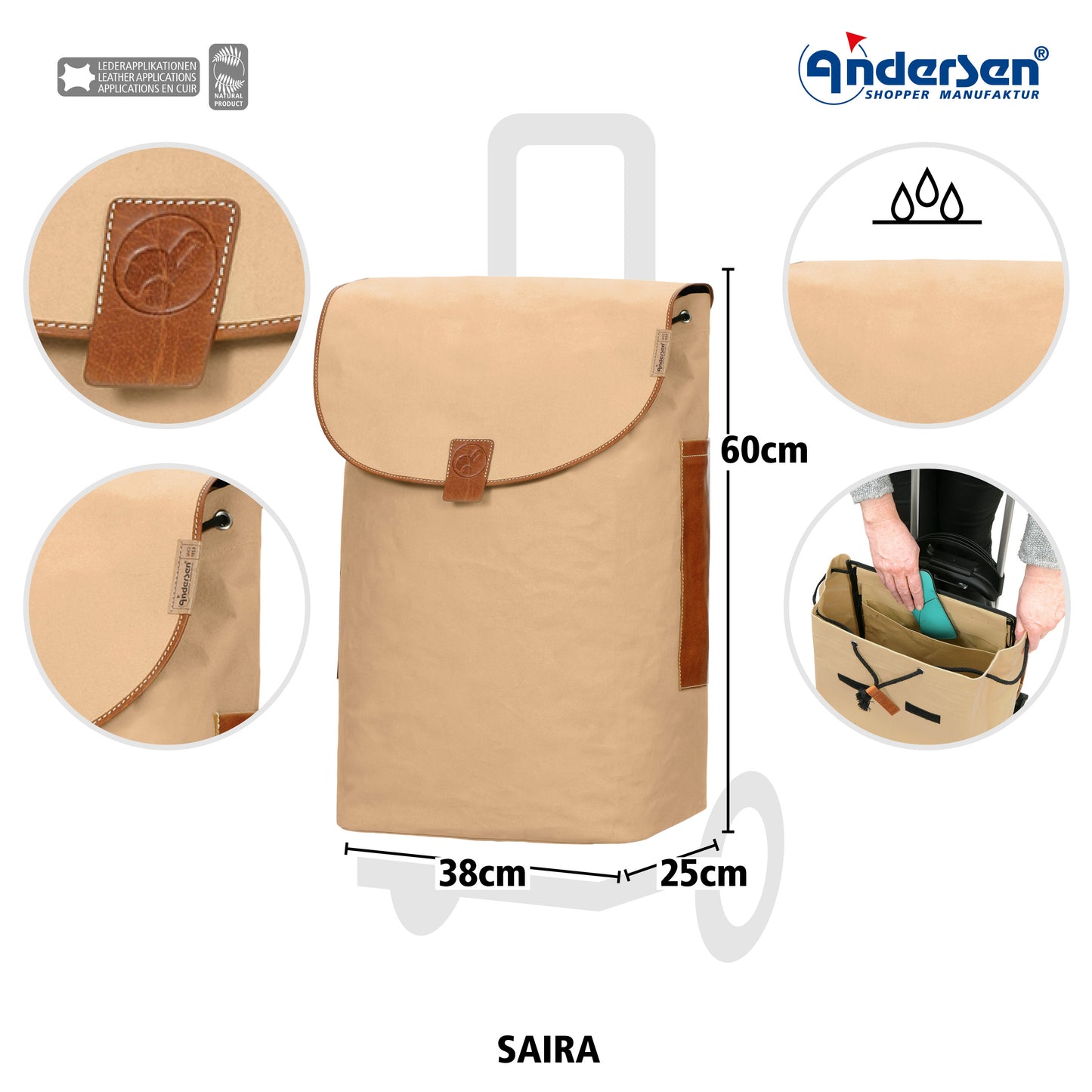 Treppensteiger Cargo Shopper XXL Saira beige_3