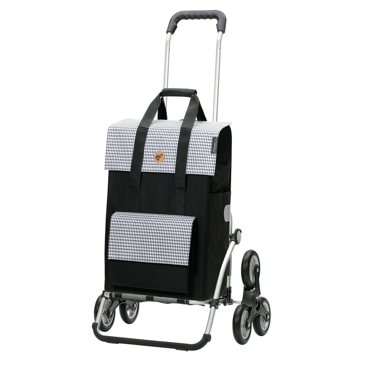 B-Ware Andersen Einkaufstrolley - Treppensteiger Royal Shopper Milla schwarz 54L_1
