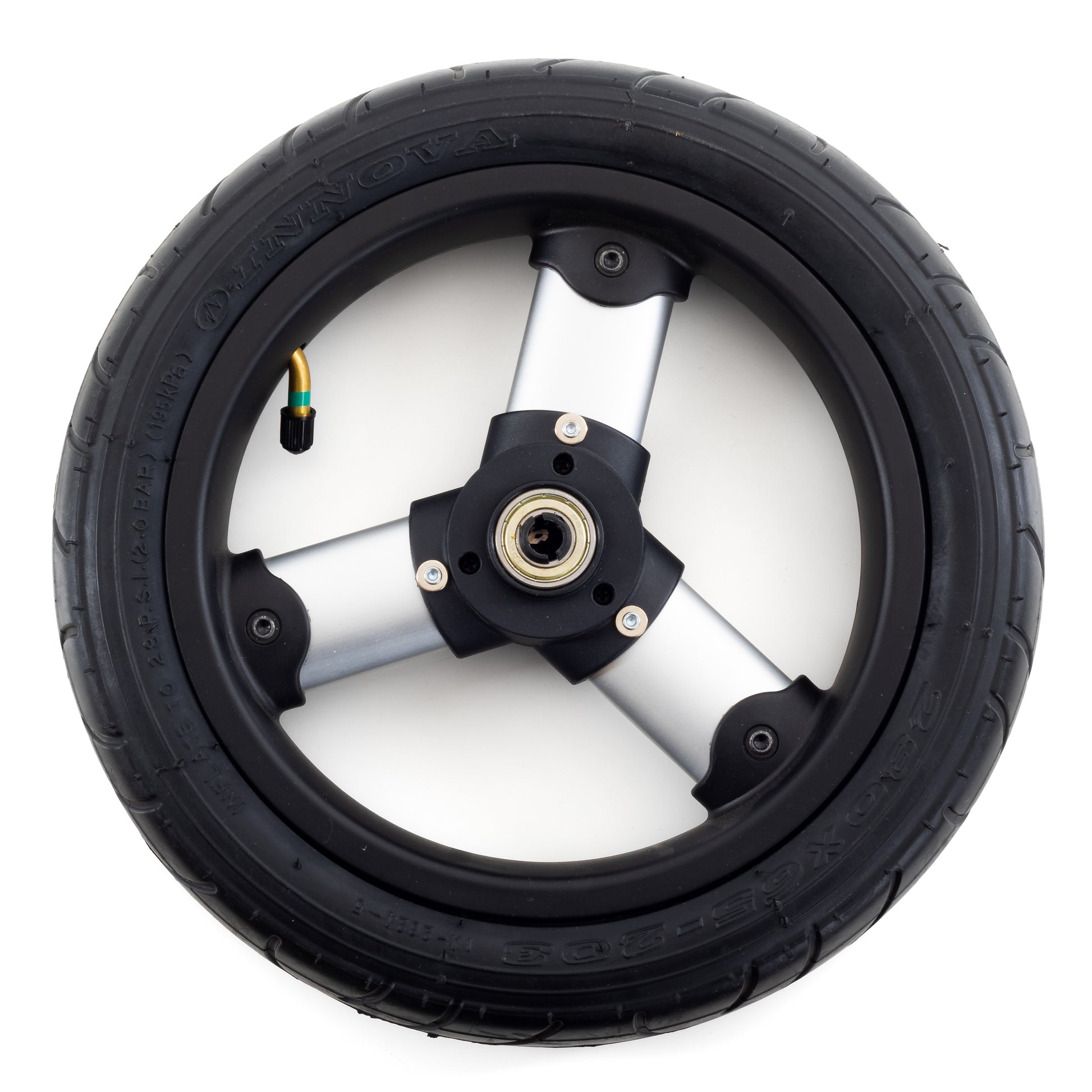 29cm, 10mm kugelgel. Luftrad, schwarz/silber_2