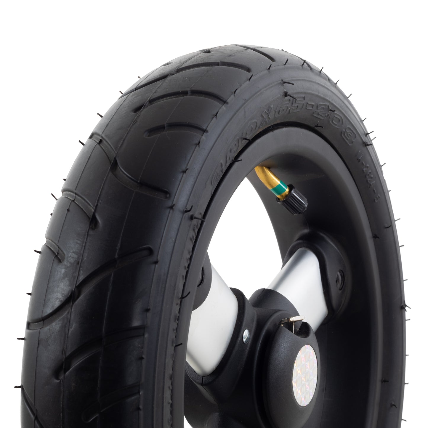 29cm, 10mm kugelgel. Luftrad, schwarz/silber_3