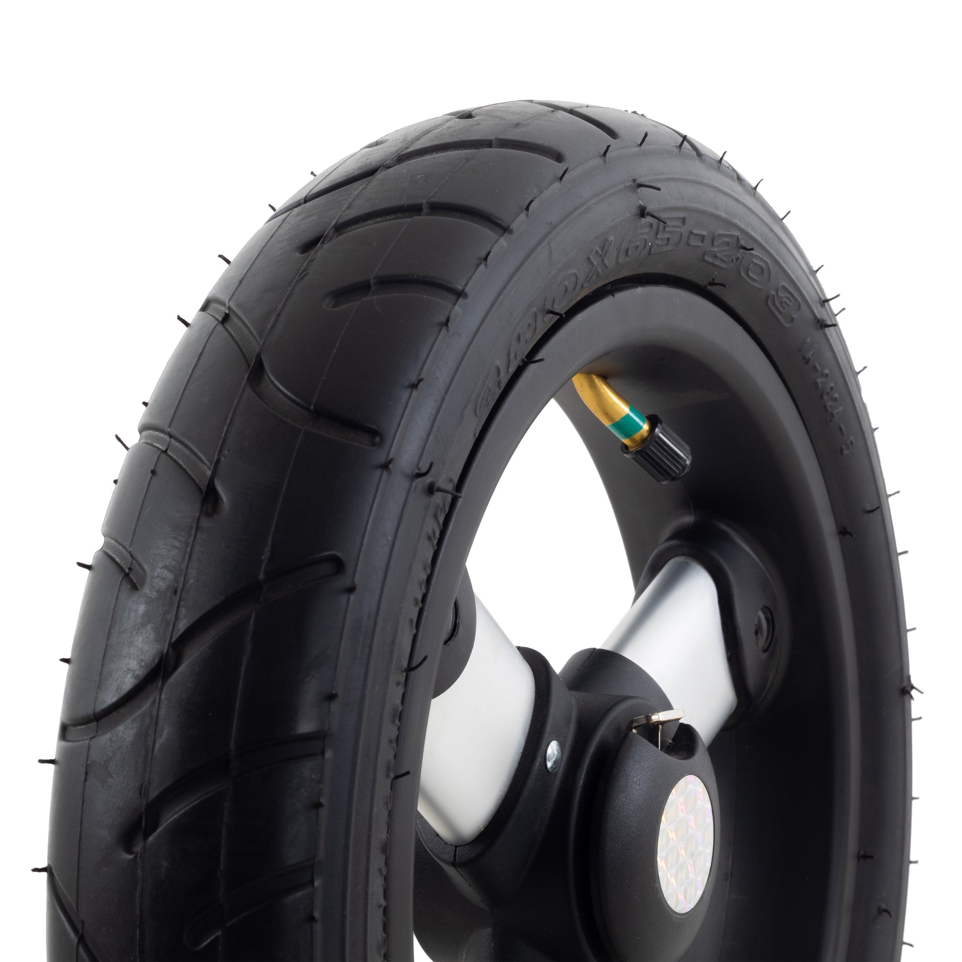 29cm, 10mm kugelgel. Luftrad, schwarz/silber_3