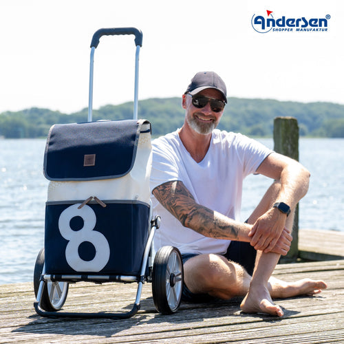 360° Segeltuchtasche & Andersen Shopper®: Dein nachhaltiger Einkaufstrolley mit Stil