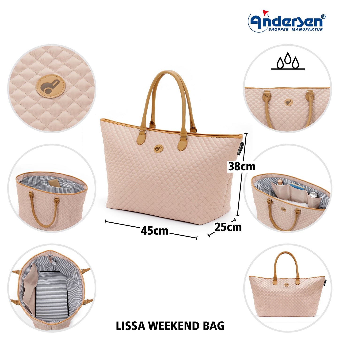Lissa Weekend Bag sand_3