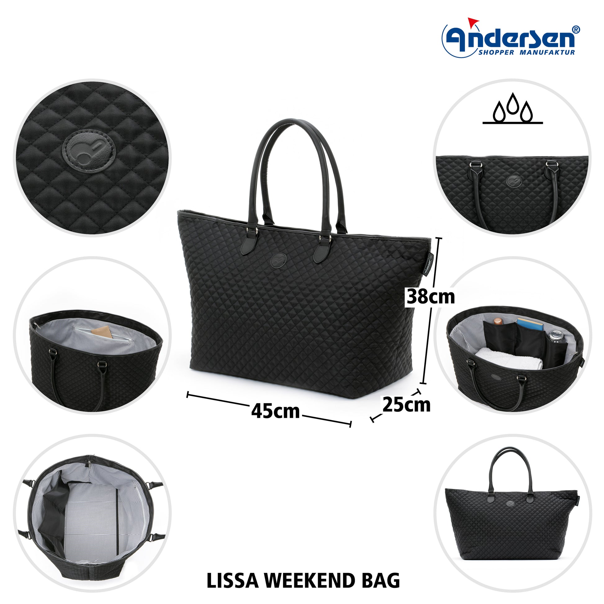 Lissa Weekend Bag schwarz_3