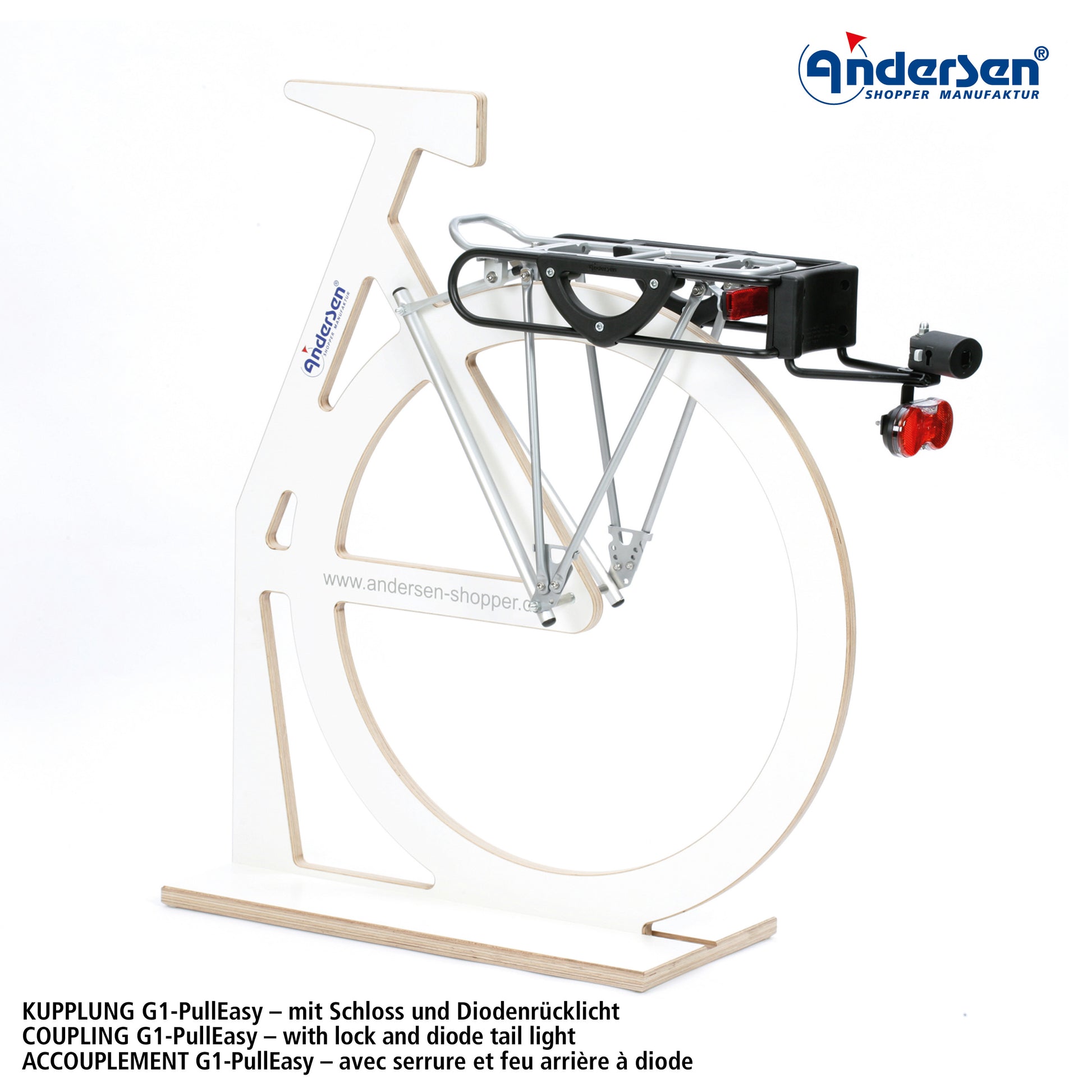 andersen fahrradanhänger kupplung Kupplung G1-PullEasy – Easy-Trolley