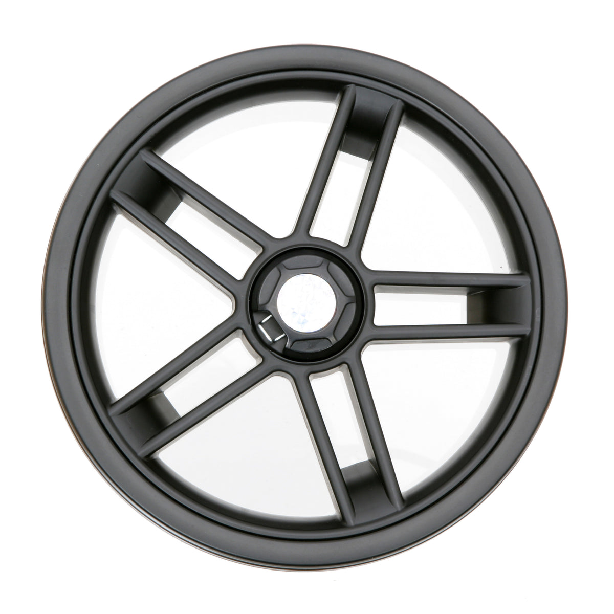 25cm, 10mm Doppelspeichen-Flüsterrad, schwarz_1