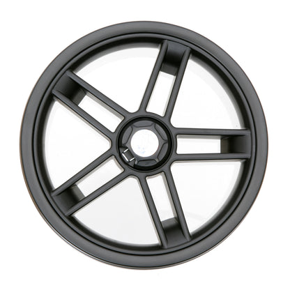 25cm, 10mm Doppelspeichen-Flüsterrad, schwarz_1
