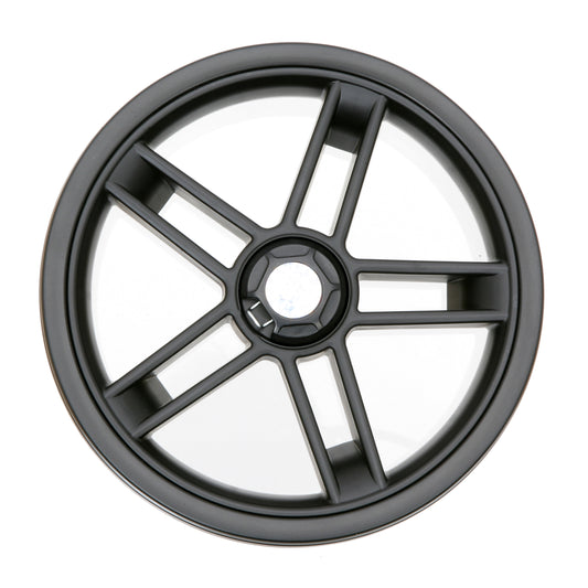 25cm, 10mm Doppelspeichen-Flüsterrad, schwarz_1