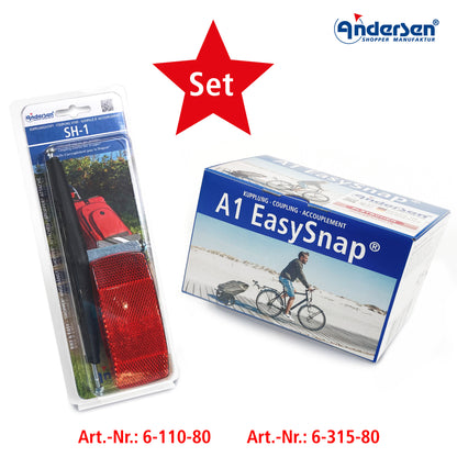 Set Kupplung A1 EasySnap m. Schloss u. SH-1_3