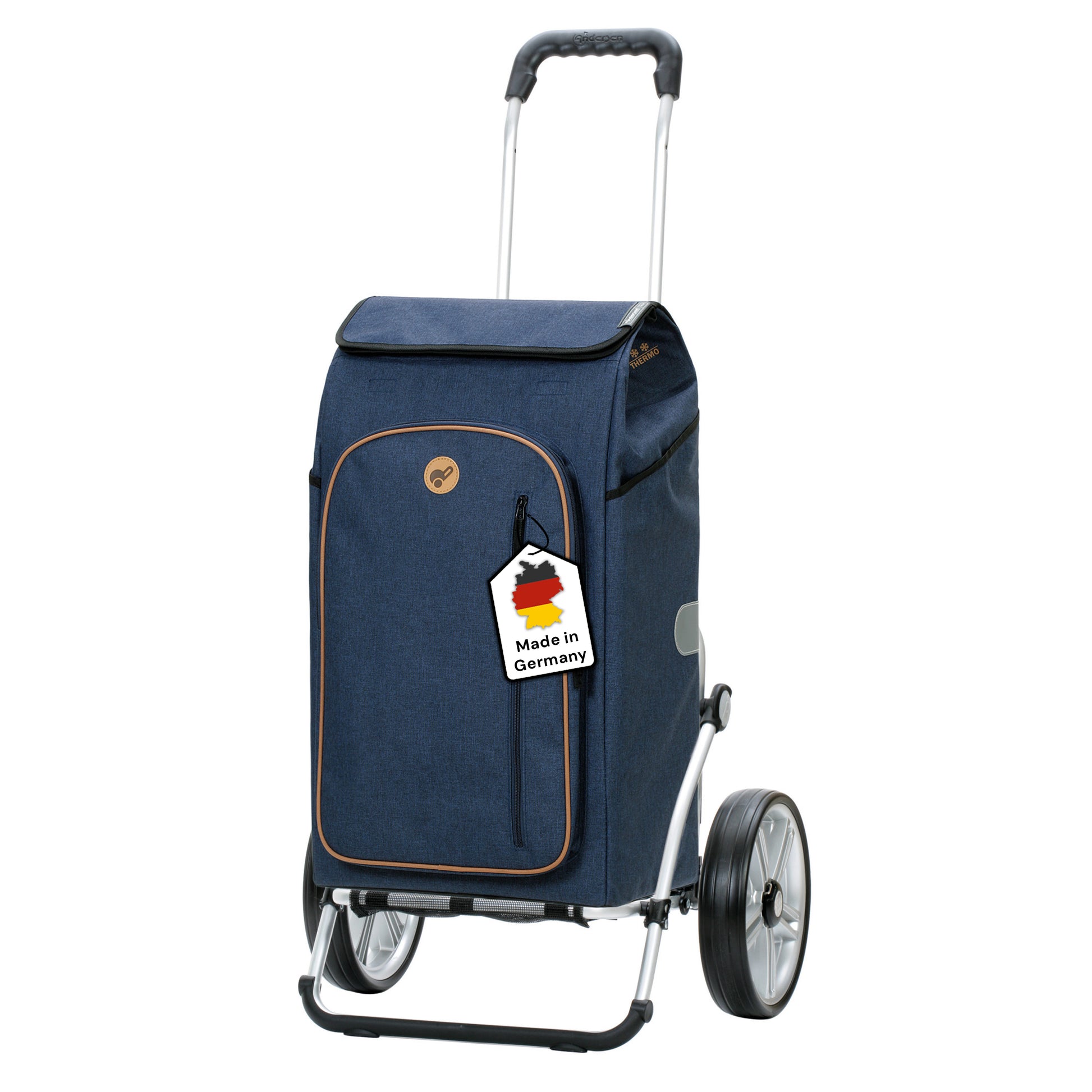 andersen fahrradanhänger easy Andersen Royal Shopper 1 Blau, Kugellager-Rad 25cm – Easy-Trolley