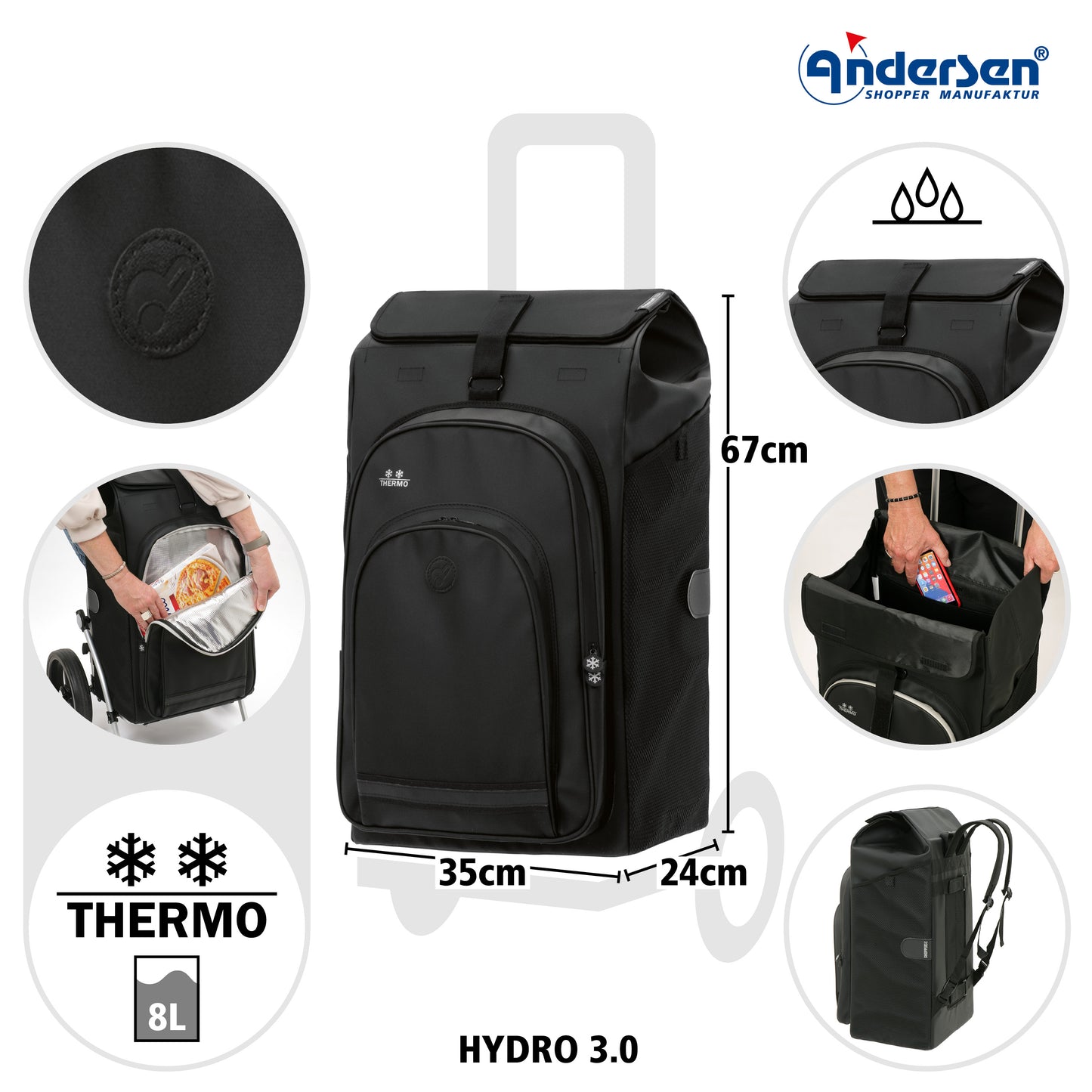 Unus Shopper Hydro 3.0 schwarz_4