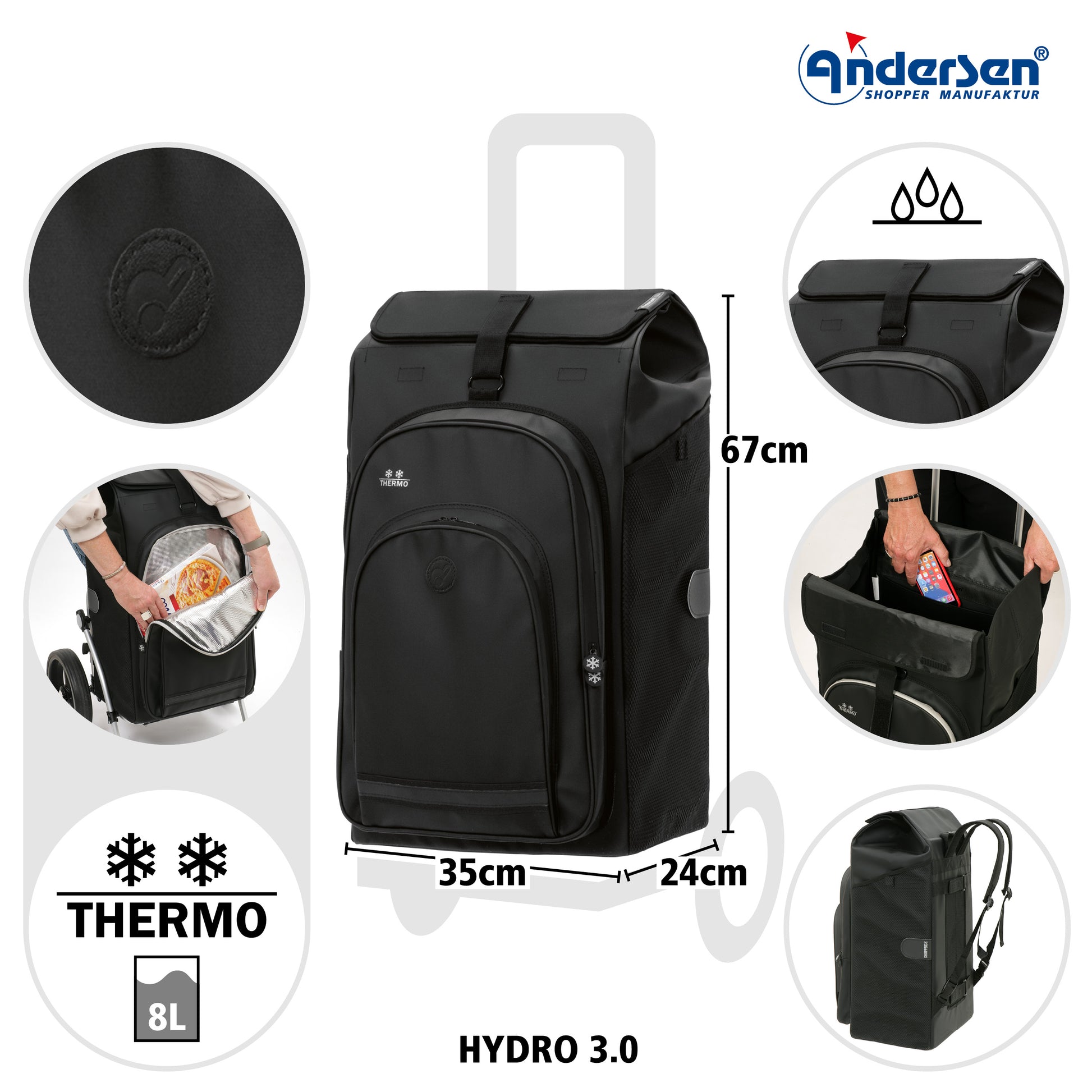 Unus Shopper Hydro 3.0 schwarz_4