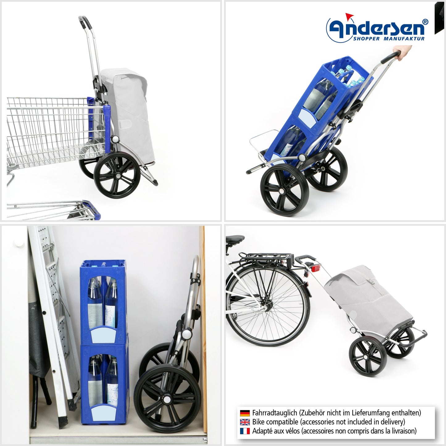 Andersen Gestell Royal Shopper, Kugellager-Rad 29cm – Easy-Trolley