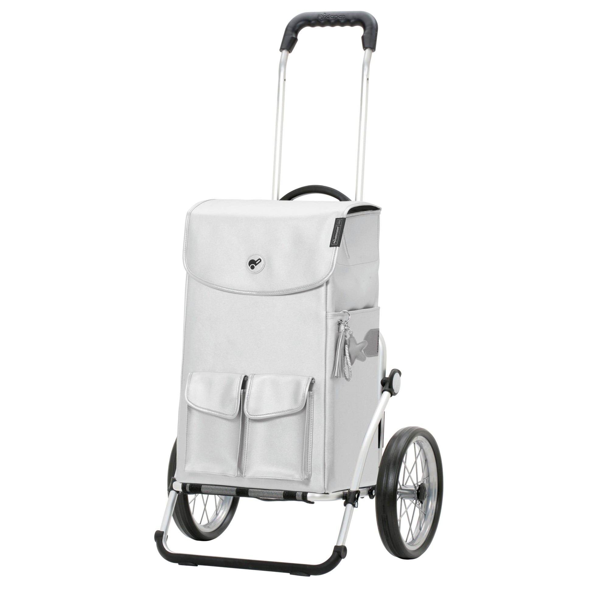 Andersen Royal Shopper Silber, Metallspeichen-Rad 25cm – Easy-Trolley