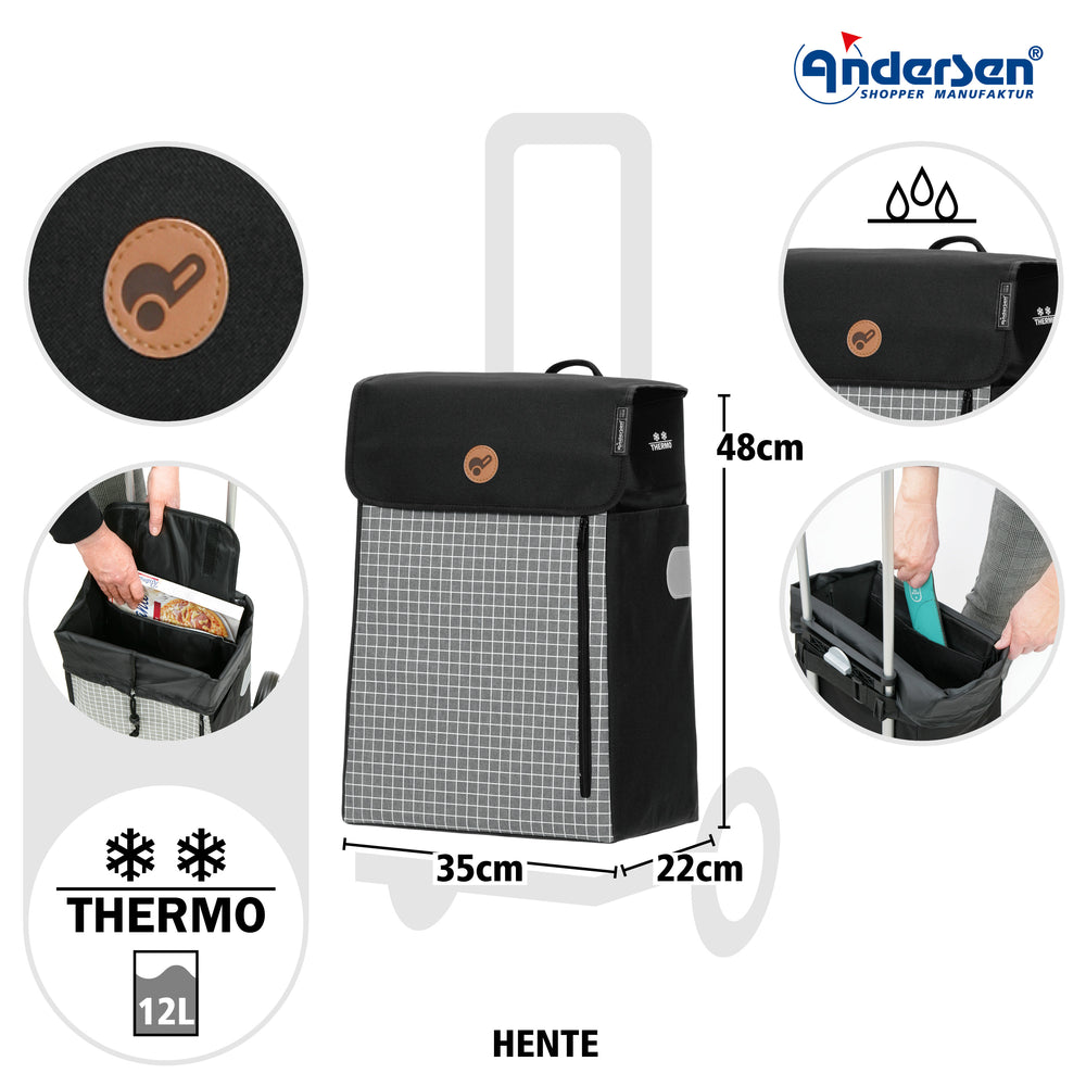 Tasche Hente grau