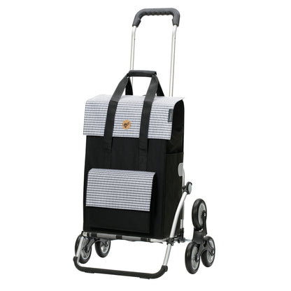 B-Ware Andersen Einkaufstrolley - Treppensteiger Royal Shopper Milla schwarz 54L_1