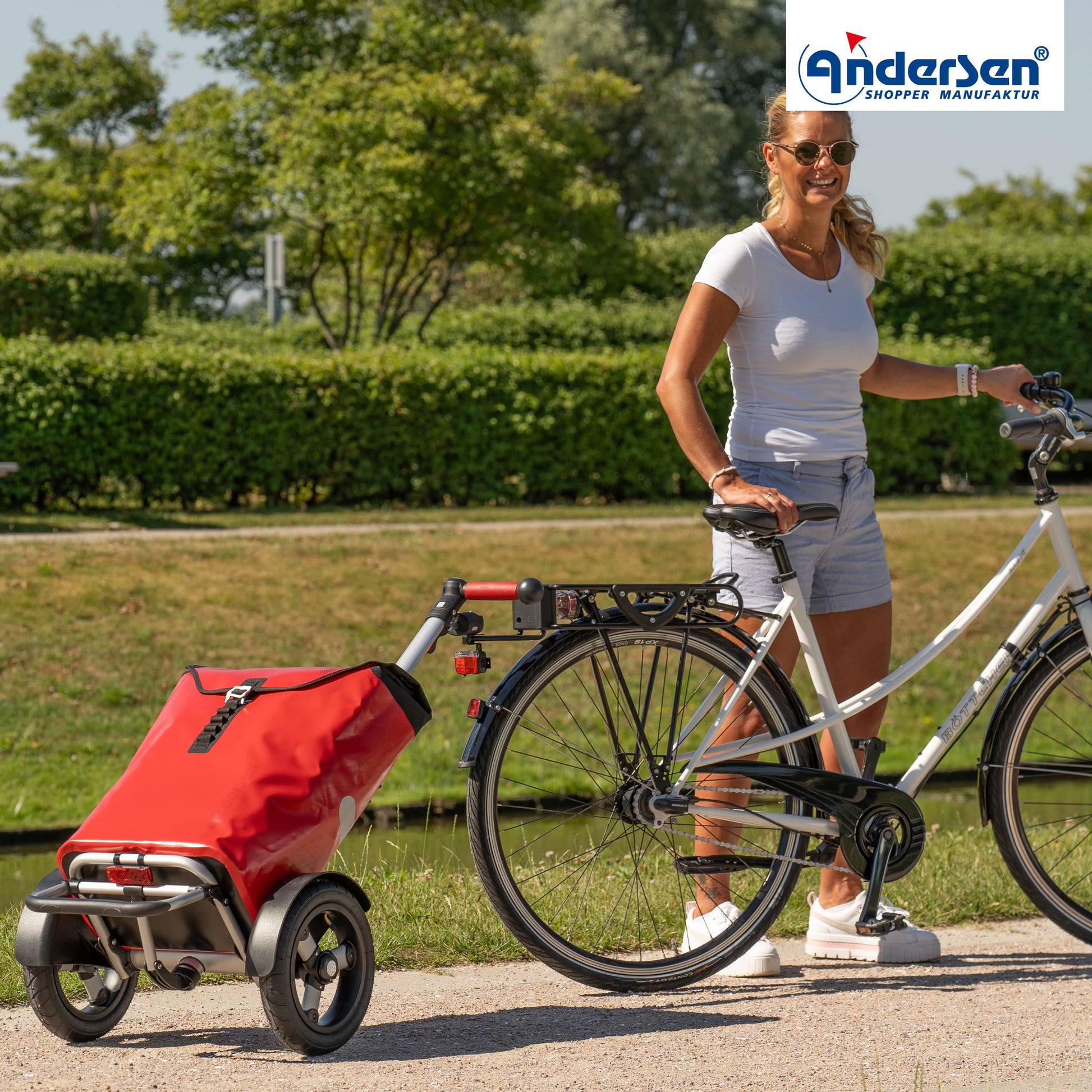 Sparset: Gepäckträger Kupplung und Kupplungsstift SH-2 – Easy-Trolley