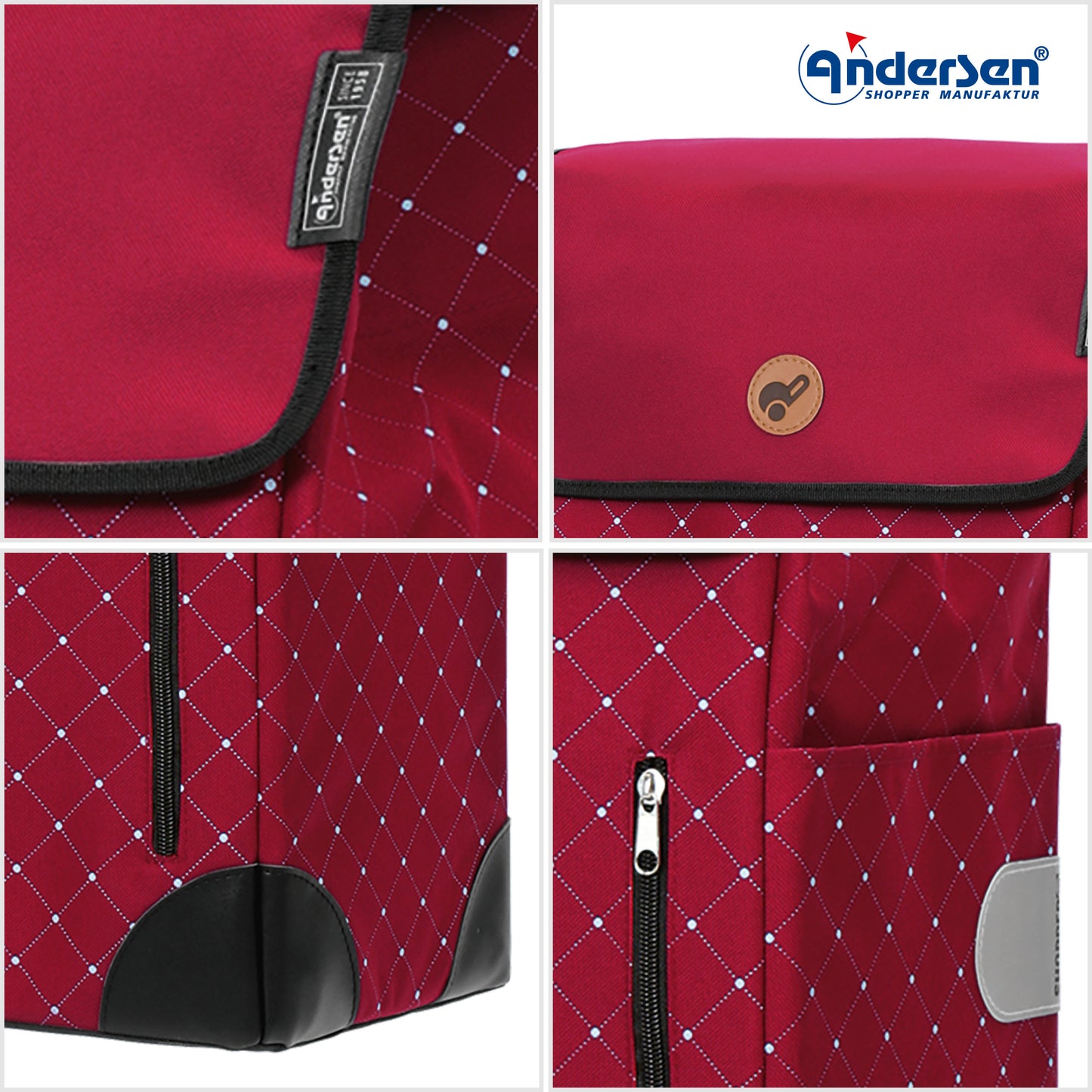 Komfort Shopper Sofia rot_5