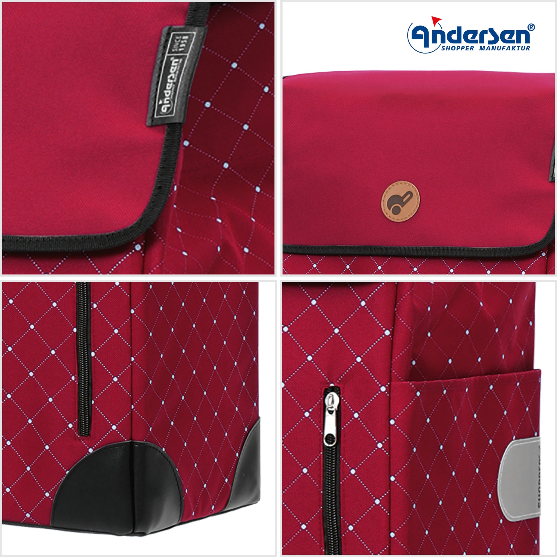 Komfort Shopper Sofia rot_5