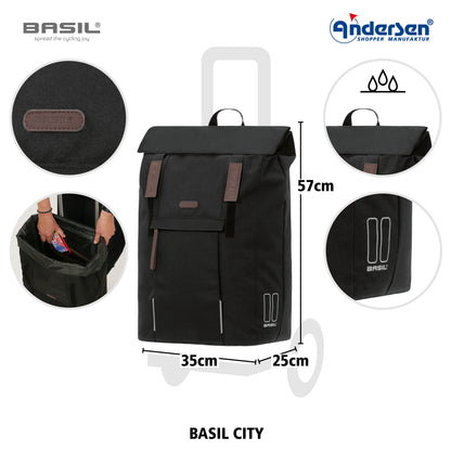 Unus Shopper Basil City schwarz_5