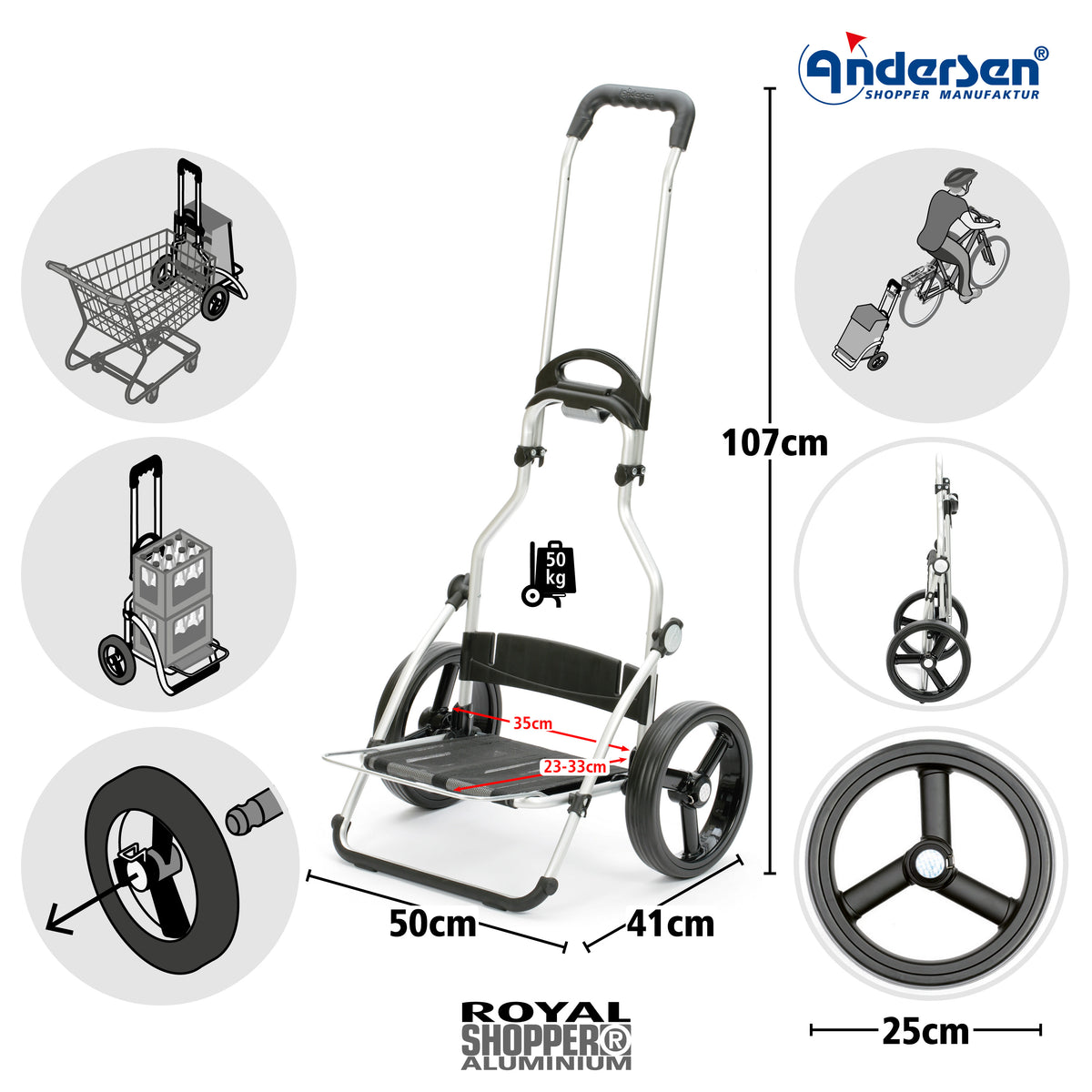 Royal Shopper mit 25cm  Doppelspeichen Flüsterrad_2