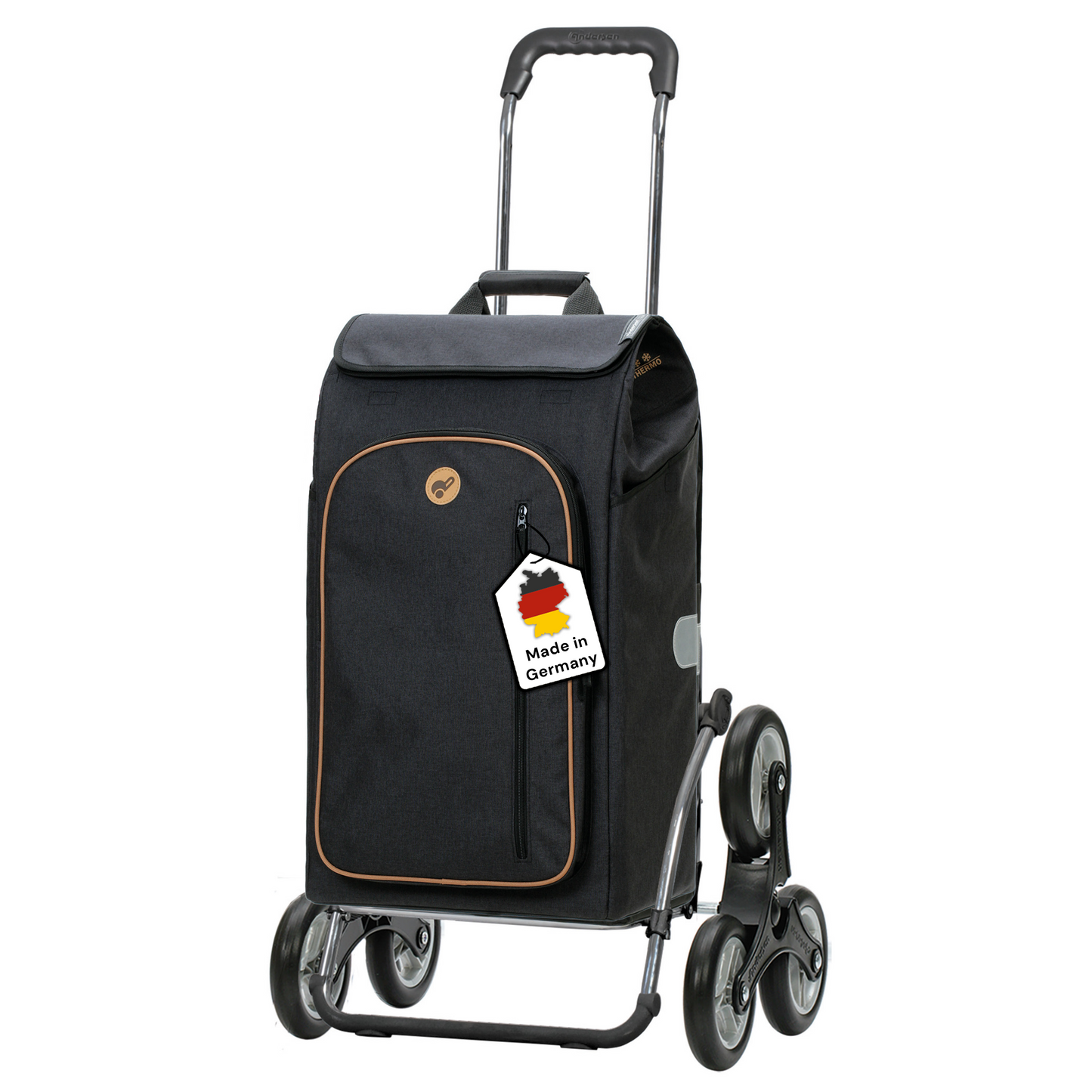 Treppensteiger Royal Shopper Steel - Tasche Folke schwarz