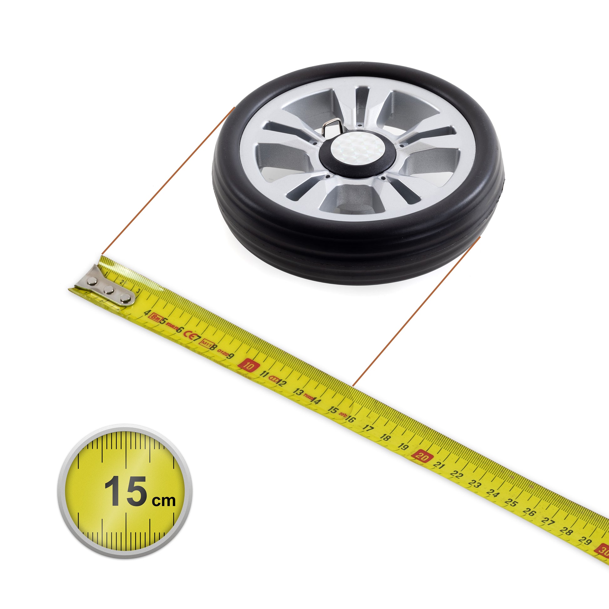 15cm, 8mm Flüsterrad, silber_5