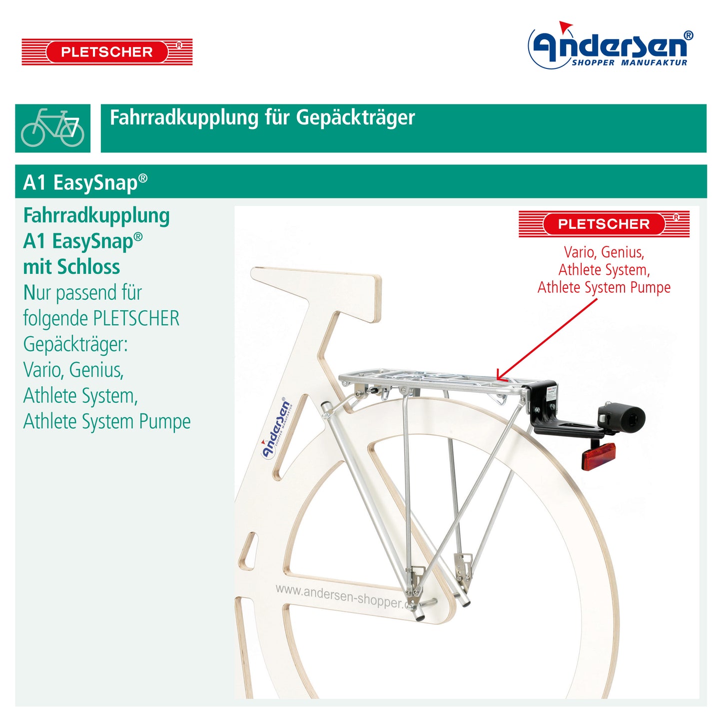 Set Kupplung A1 EasySnap m. Schloss u. SH-1_5