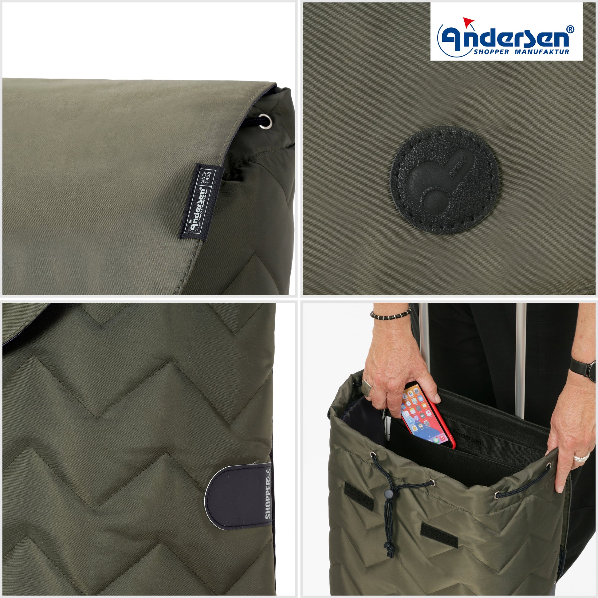 Unus Shopper Hilma oliv_6