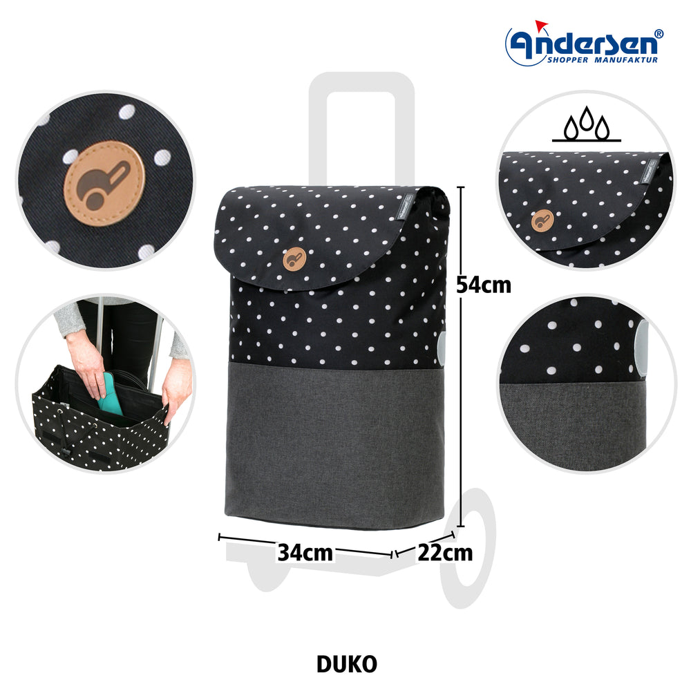 Tasche Duko schwarz