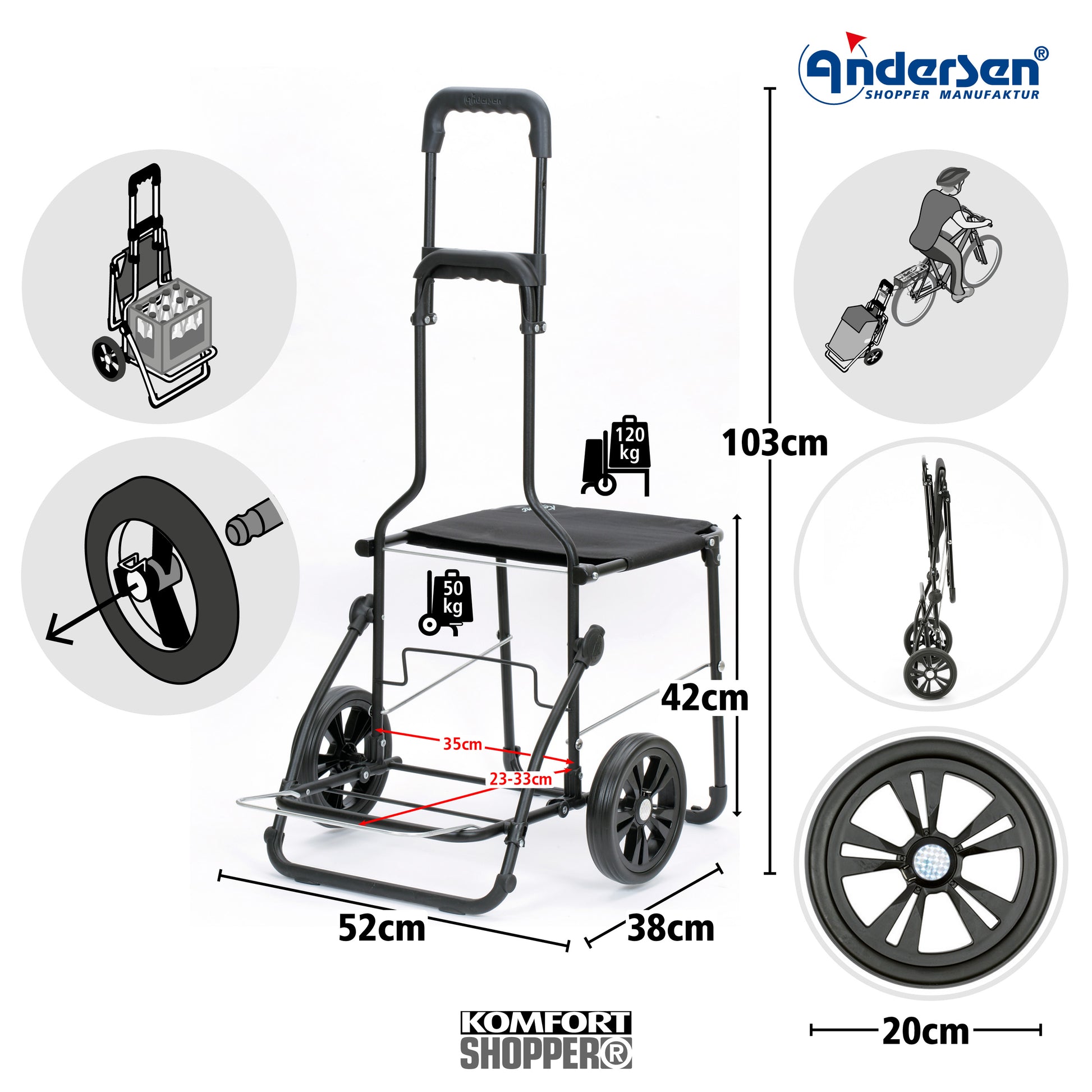 Komfort Shopper Holk grau_2