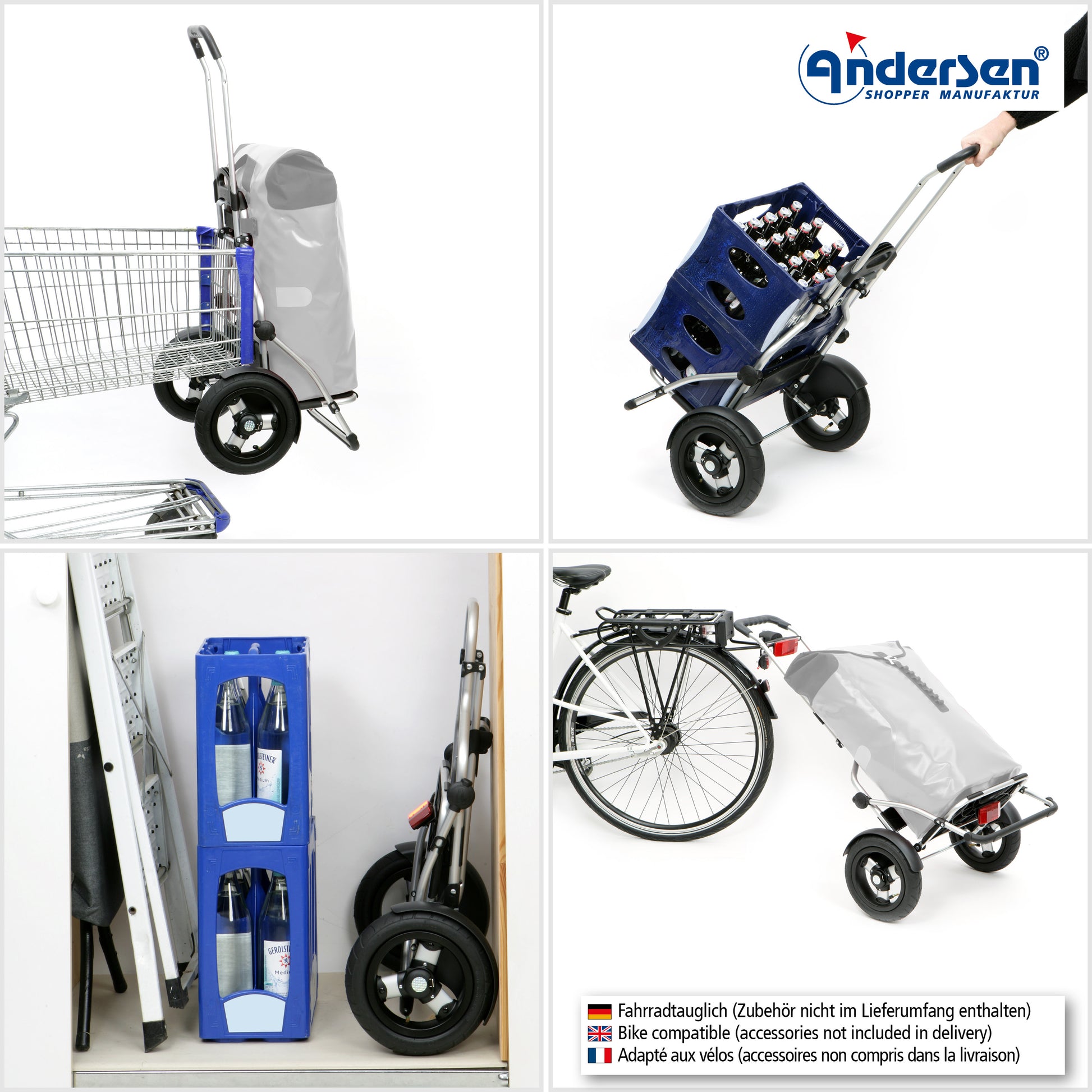 Andersen Gestell Royal Shopper Plus, Luft-Rad 25cm – Easy-Trolley