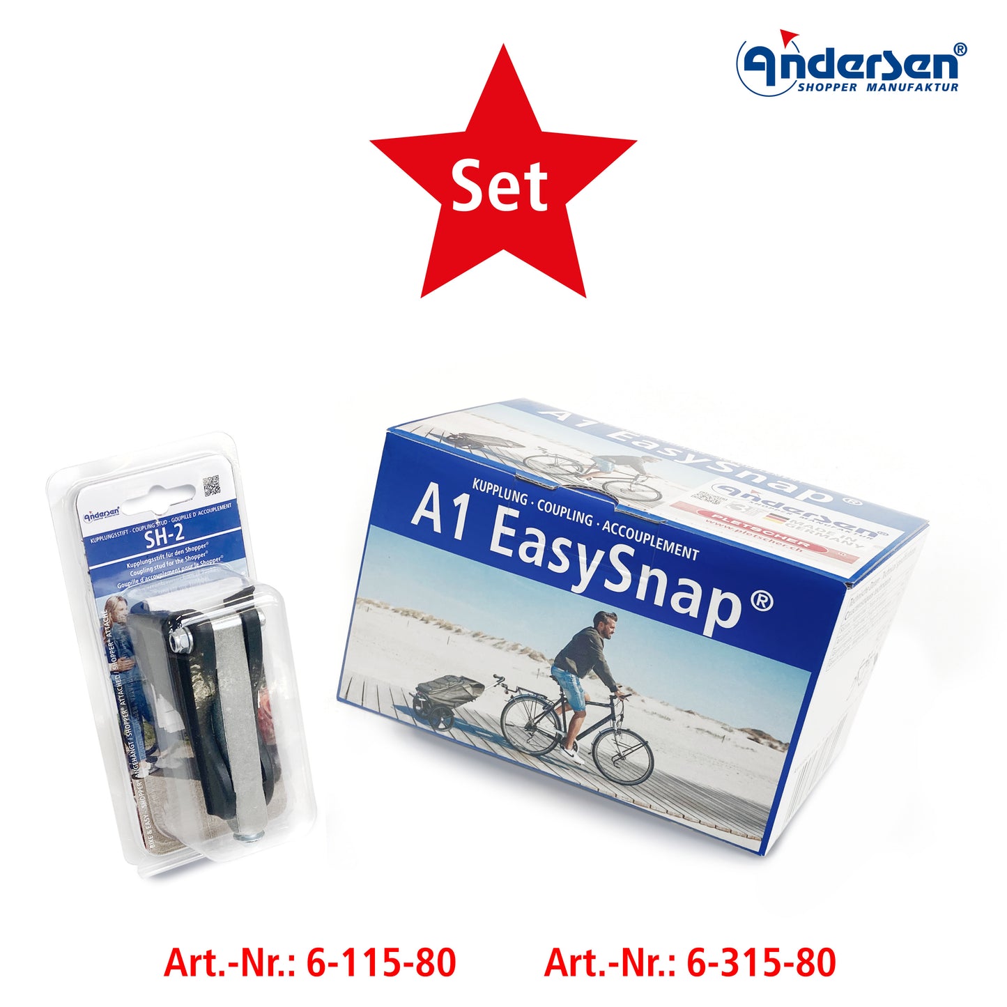 Set Kupplung A1 EasySnap m. Schloss u. SH-2_3
