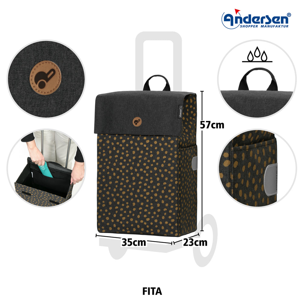 Tasche Fita schwarz