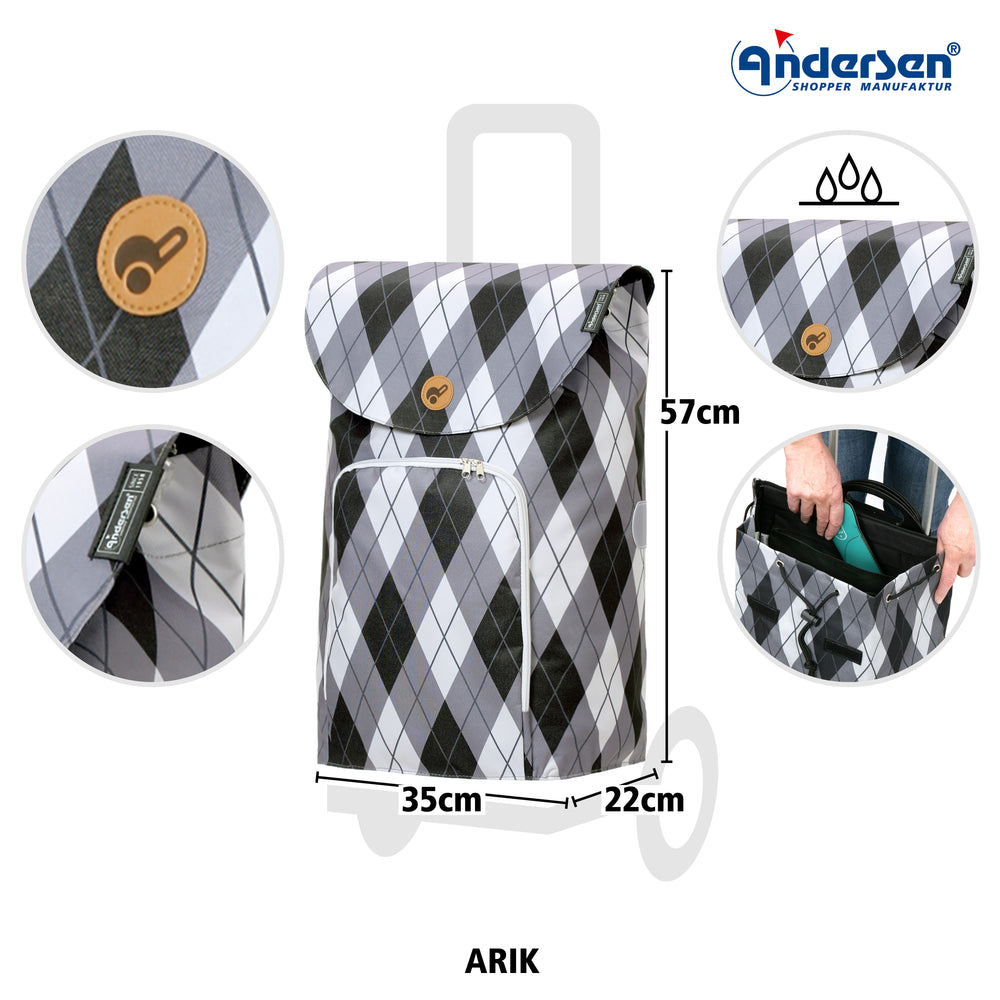 Tasche Arik grau