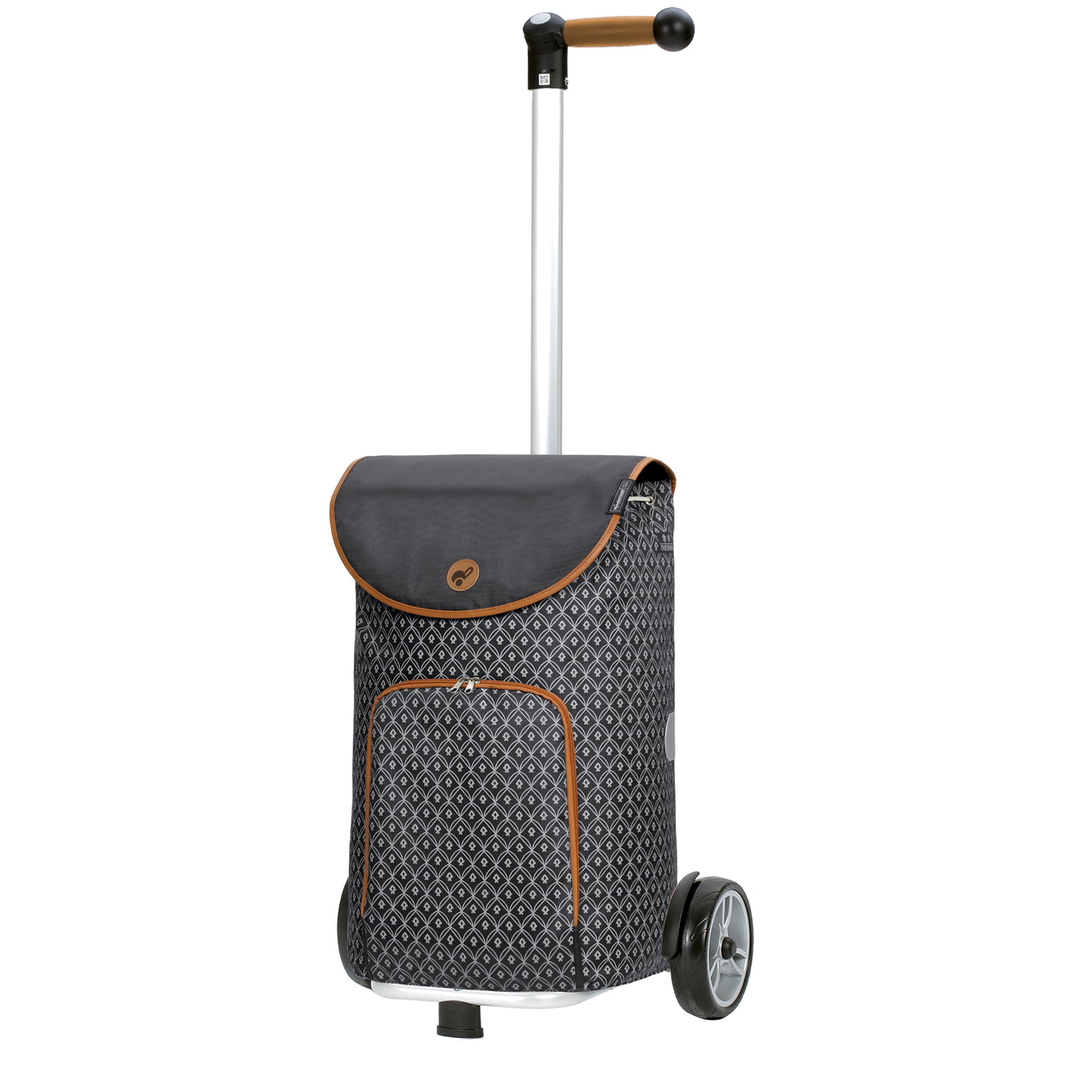 Andersen Unus Shopper Anthrazit, Kugellager-Rad 17cm – Easy-Trolley