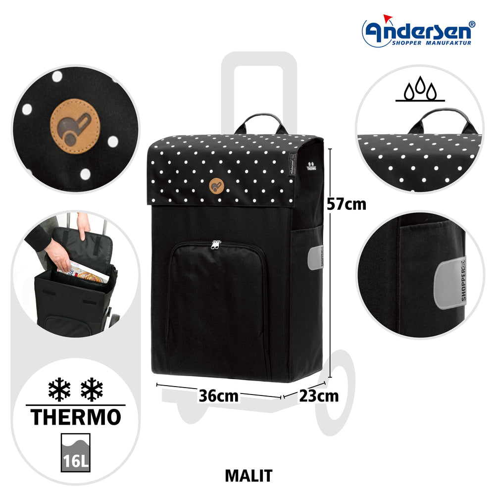 Tasche Malit schwarz