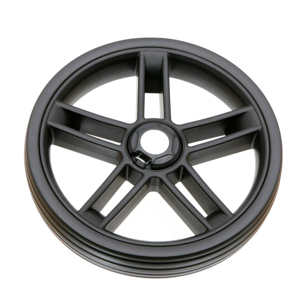 25cm, 10mm Doppelspeichen-Flüsterrad, schwarz_2