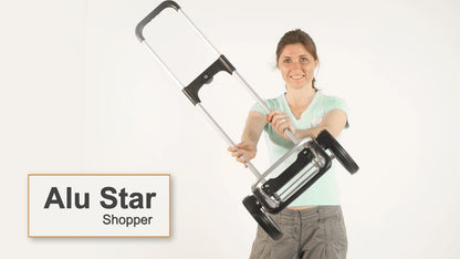 Alu Star Shopper Gestell - Leichtlauf-Rad Ø20 cm